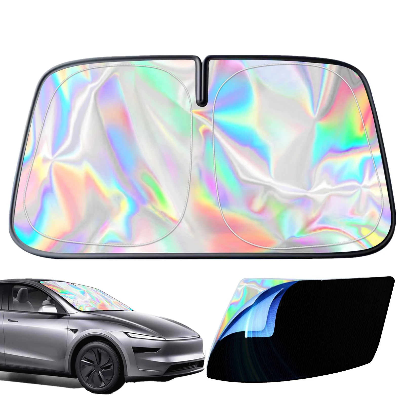 

Car Front Windshield Curtains UV-Reflective Laser Layer Sun Shade For para seat ibiza ibiza 6f seat fr acessórios Leon 1 2 3 FR