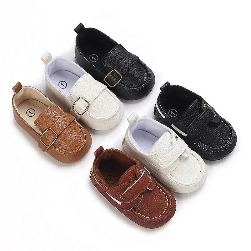 

Повседневные низкие лоферы без шнуровки для маленьких мальчиков, легкие удобные нескользящие туфли на плоской подошве для прогулок в помещении и на открытом воздухе, Spri