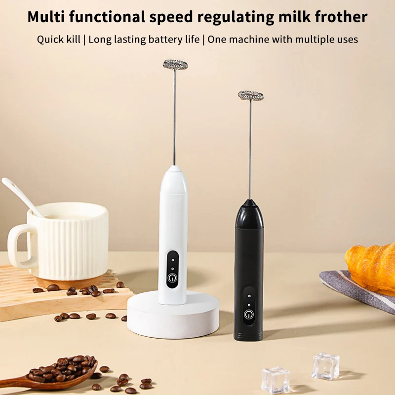 خلاط بيض كهربائي صغير الحليب Frother خلاط خفق القهوة USB قابل لإعادة الشحن خلاط يدوي رغوي شاكر خلاط مشروبات الطبخ