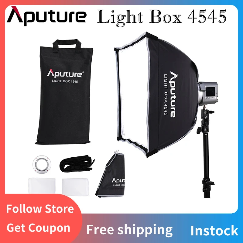 

Aputure Light Box 4545 Square Softbox Bowen Mount for Aputure Amaran Cob 100d 100x 200d 200x 60D 60X