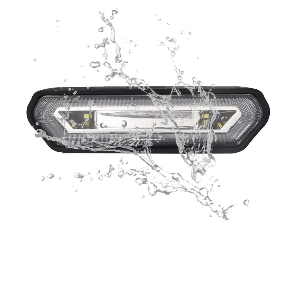 Luz de Freio Traseira UTV de Três Cores para Carro e ATV, Luz de Freio Vermelha para Can-Am Maverick X3 Commander e Polaris RZR 1000 800