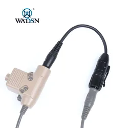 Tactical U94PTT WADSN Earphone Militry Civil Headphone Wiring Transform Adapter FullSeries Outdoor Headset And PTT Accessory