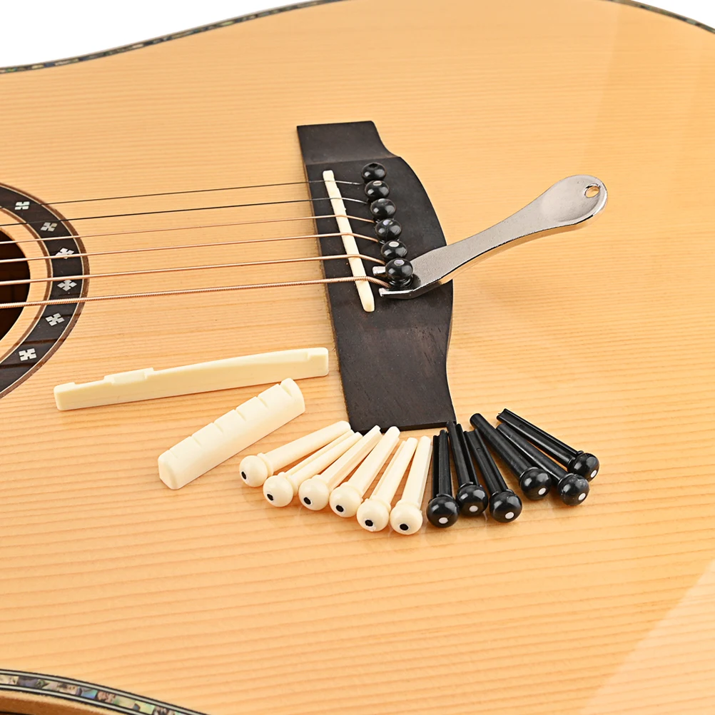 

1 Set Bridge Pin Puller Durable Tuning Pin Replacement String Peg Remover Accessories Guitar Repair Supplies Acoustic Electric
