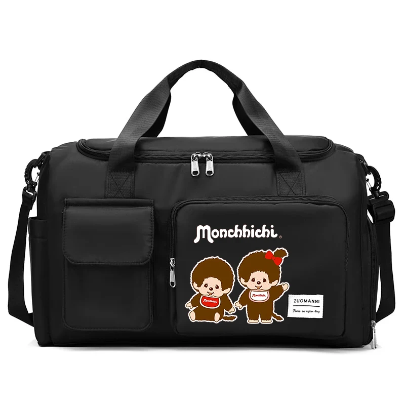MONCHHICHI  Women Travel Bag Kawaii Cartoon Men Waterproof Gym Sport Bag Fitness Handbag for Men Storage Bag Shoulder Bag Gift view 4