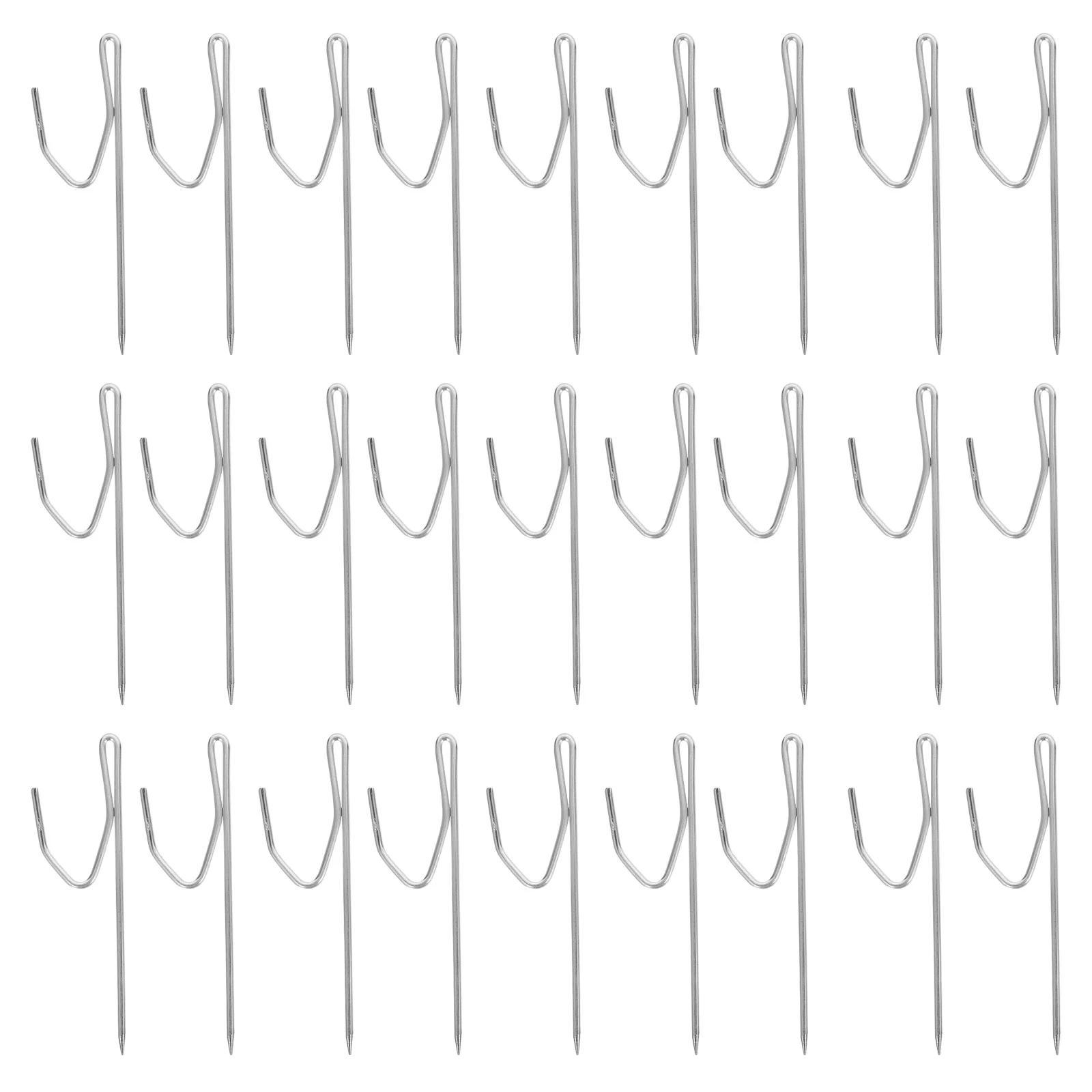 50個の丈夫なS字型窓カーテンフック、摩擦なし、スムーズで静かなS字型カーテンフック、クリエイティブなタイバック