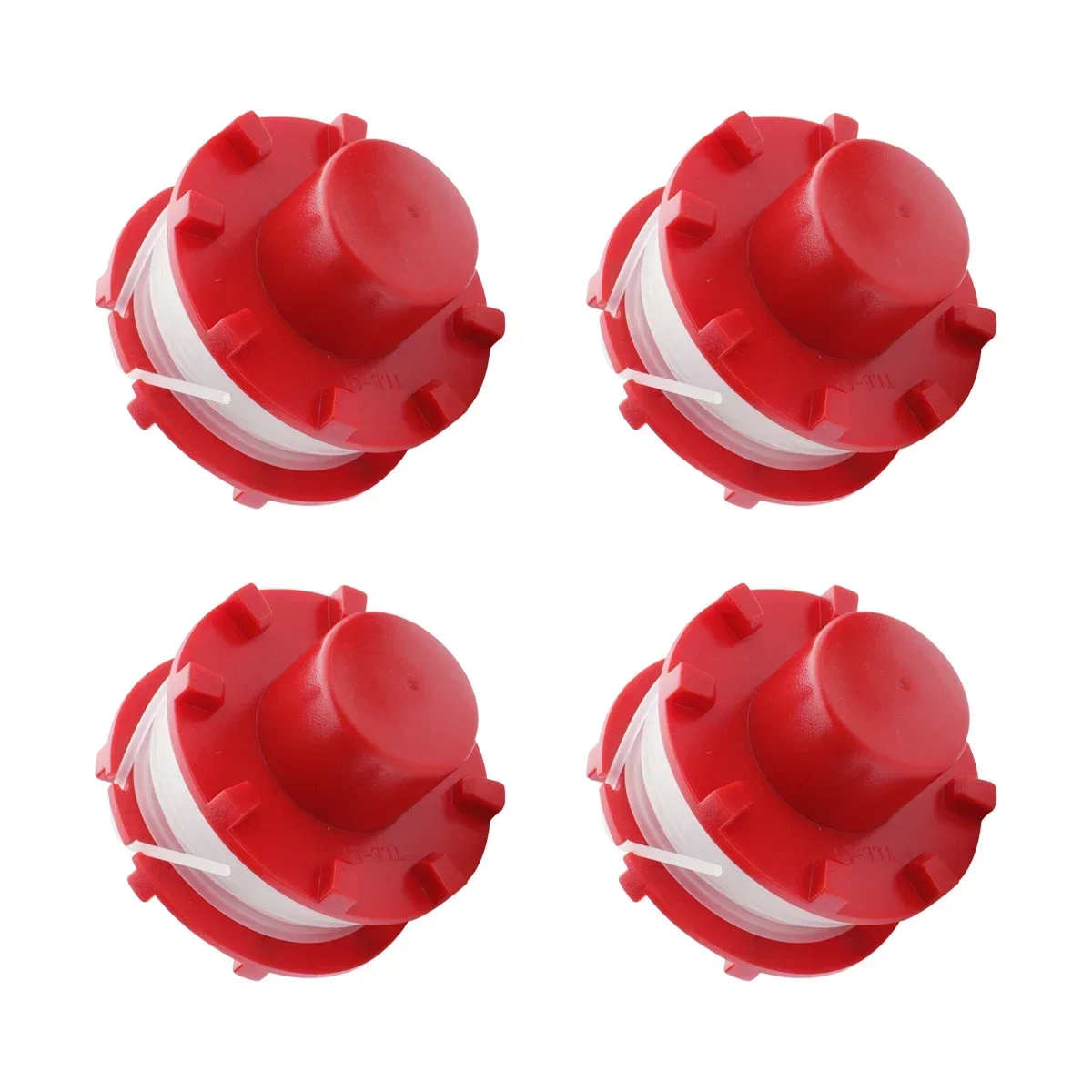 4 PCS Red Line Spool Trimmer Coil For Einhell Rasentrimmer GE-CT 36/30 Li E SOLO, AGILLO 36/255 BL, AGILLO 18/20