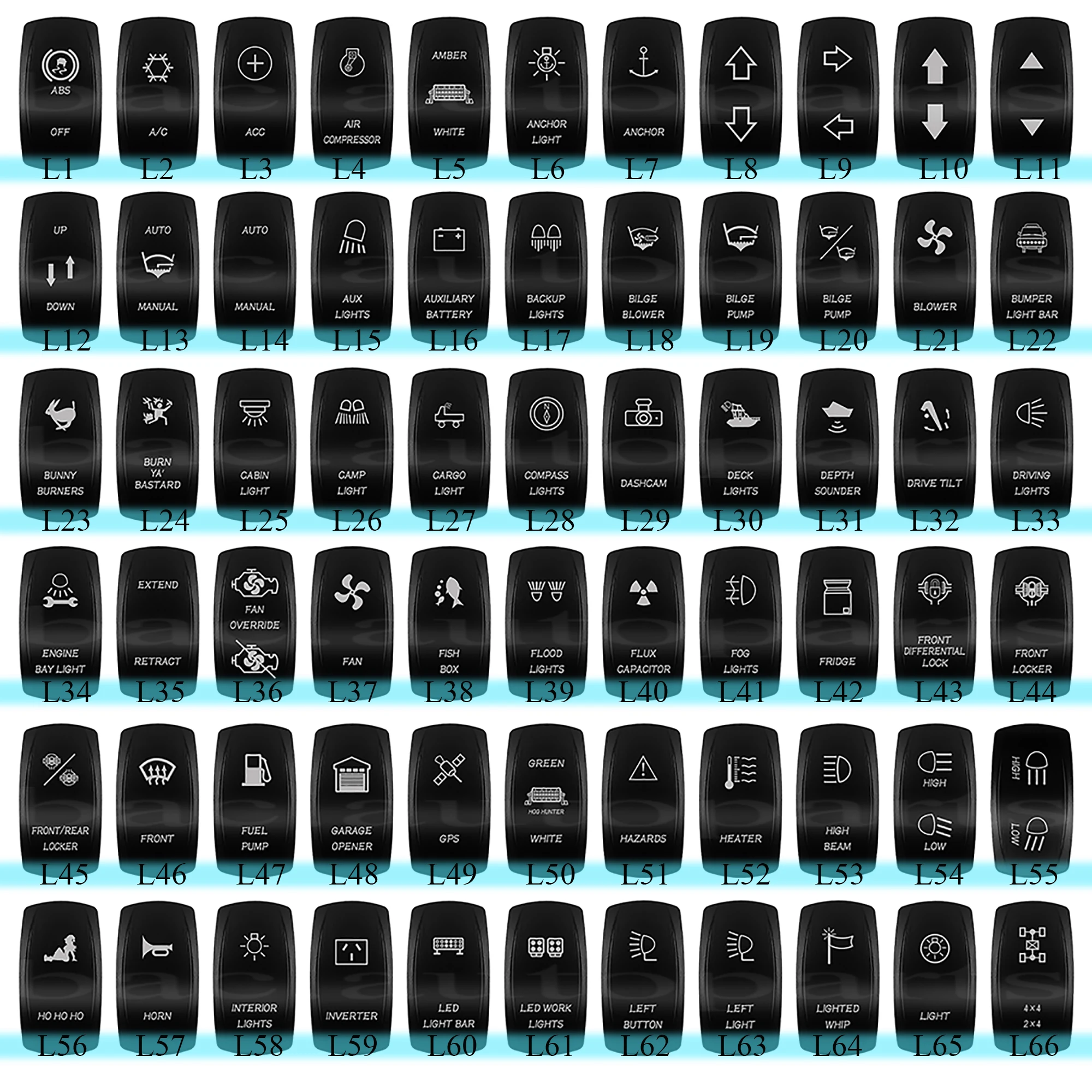 1PCS Rocker Switch …