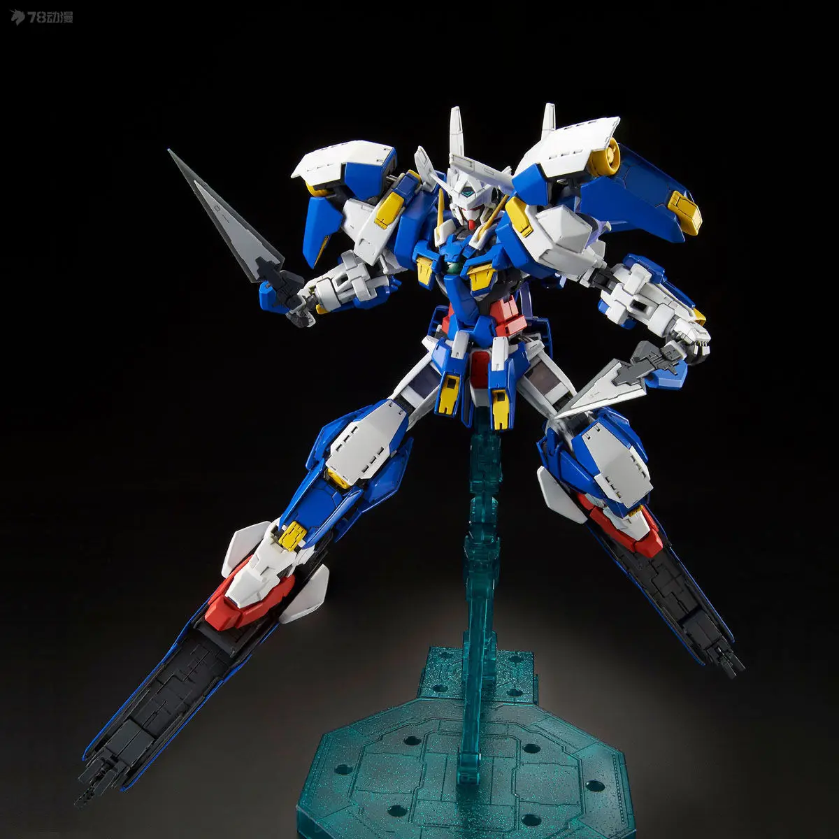 Bandai original mg web-versão exclusiva série gudam avalanche exia 1/100 anime montagem modelo brinquedos presente para meninos colecionáveis