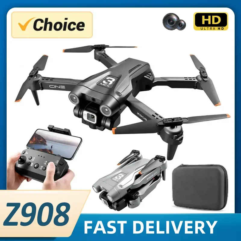 

Z908 Dron Brushless Professional RC Dual Camera Helicopter 2.4G FPV Obstacle Avoidance Remote Control Quadcopter Toy Gifts