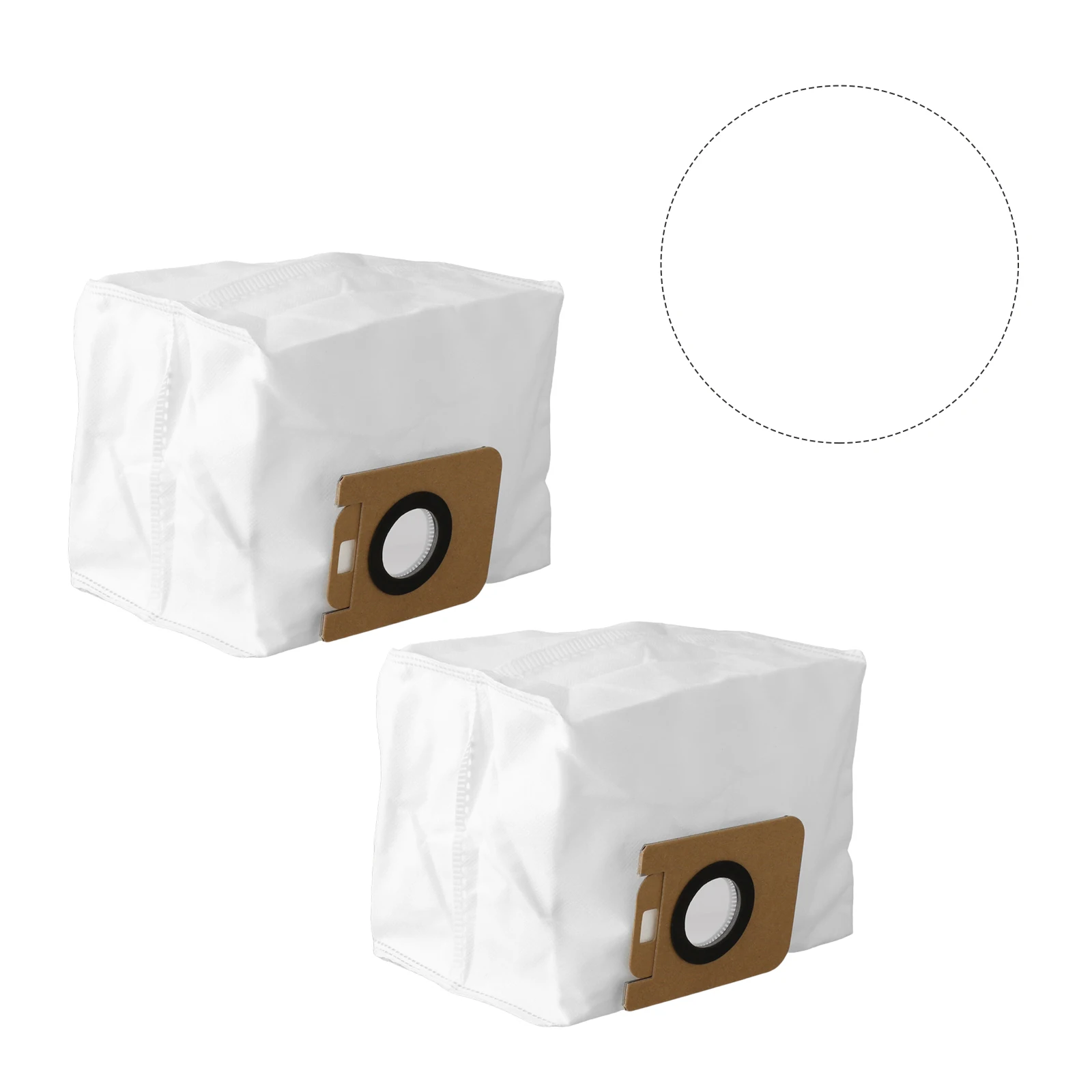 Sacs à Poussière en Tissu Non Tissé pour Aspirateur Robot D9 Plus, 2 Pièces de Rechange, Machine de Balayage Domestique, Sac à Ordures
