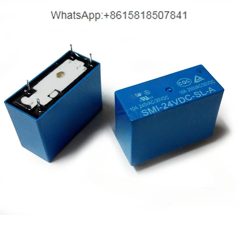 20PCS  Relay: SMI-05V/12V/24VDC-SL-A 4-pin, one set of normally open