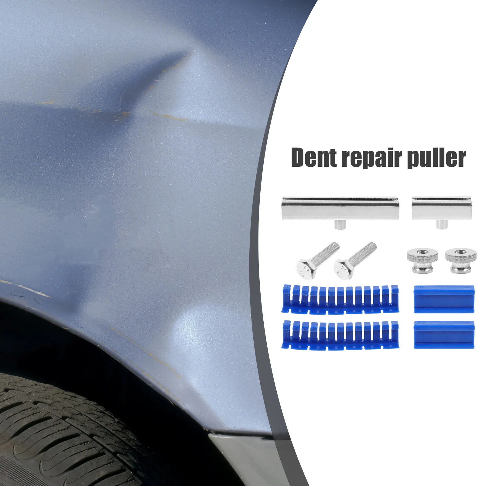 

1Set Auto Dent Puller Kit Professional Dent Removal Tool Durable Plastic Aluminum Alloy Car Body Repair Tool Tabs