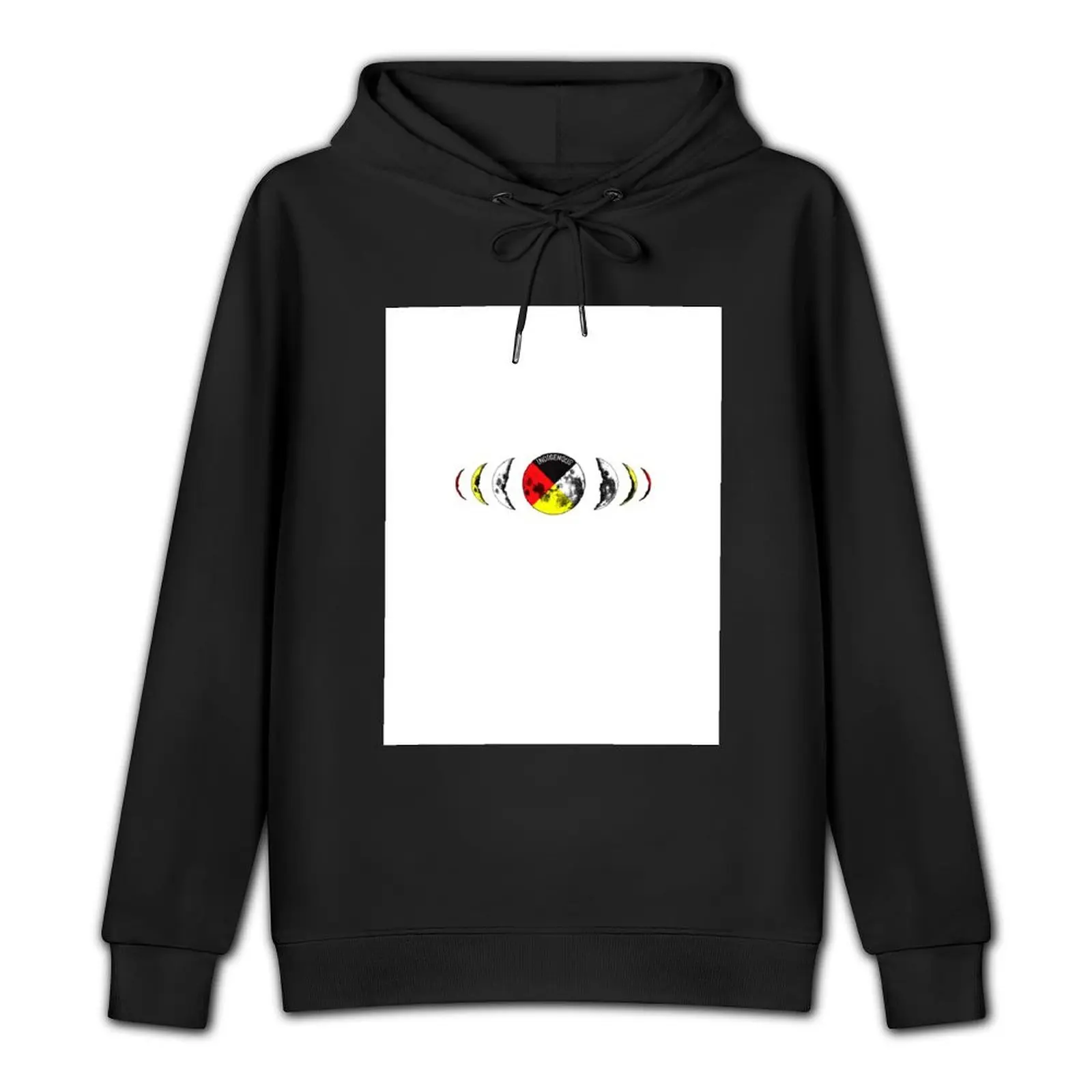 Moon Cycle Medicine Wheel Pullover Hoodie clothes for men streetwear men men's autumn clothes pullover