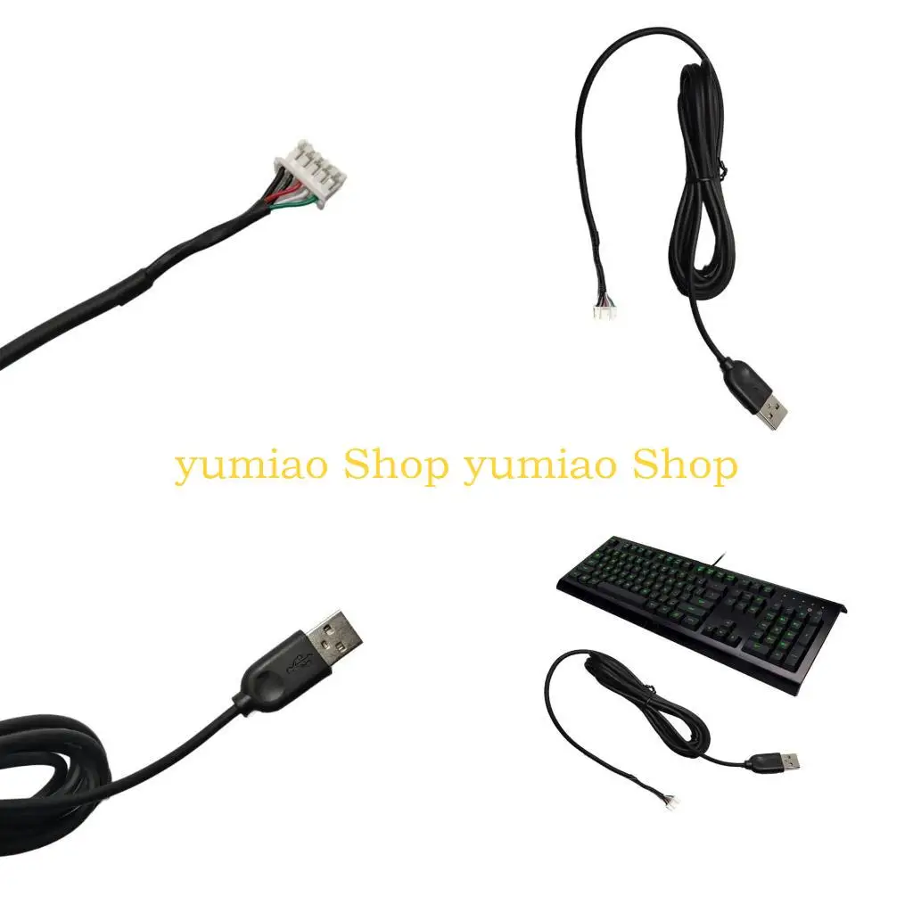 

587b модернизирует игровые клавиатуры USB -кабель для Cynosa -клавиатуры резиновый провод