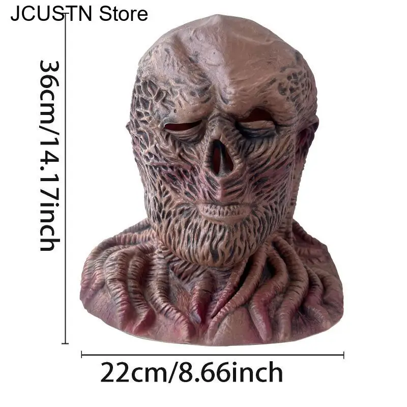Masque de Cosplay d'horreur d'halloween pour femmes et hommes, masque de crâne de Zombie sanglant pour adultes, masque en Latex, accessoires de Costume de fête parodie