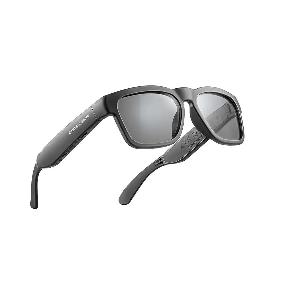 

Ailexpress-Free Shipping-Bluetooth Audio Sunglasses, Lightweight Open Ear Sport Glasses, 10H Playtime,Water Resistant with Voice