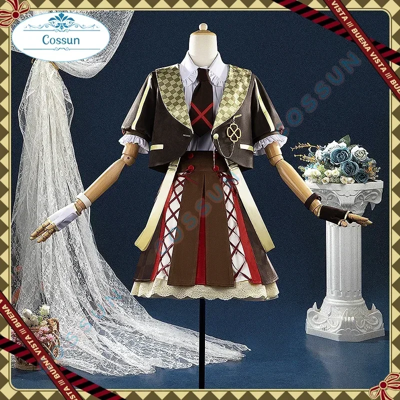 COSSUN [مخصص] أزياء ديربي الجميلة كوس بوينا فيستا فوز أو تفقد أزياء تنكرية لعبة موحدة ملابس لعب الأدوار من القماش