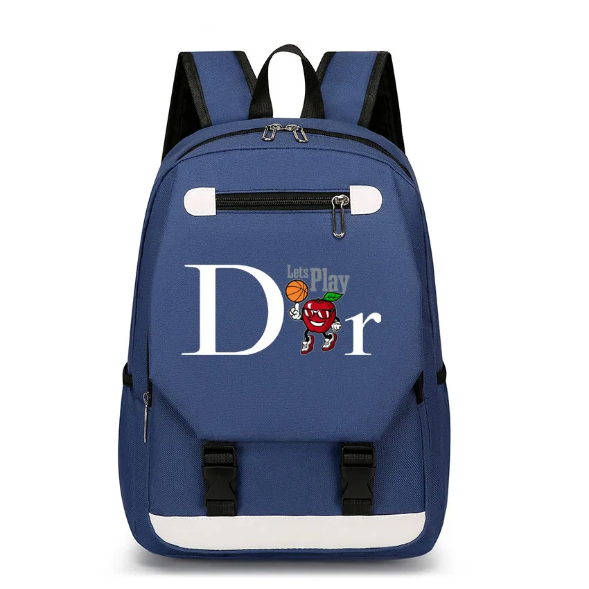 

Children's Shoulder Bag Cartoon DR Pattern Printed Kid Backpack Primary Schoolbag Teen Boy Girl Backpack Elementary Book Bag