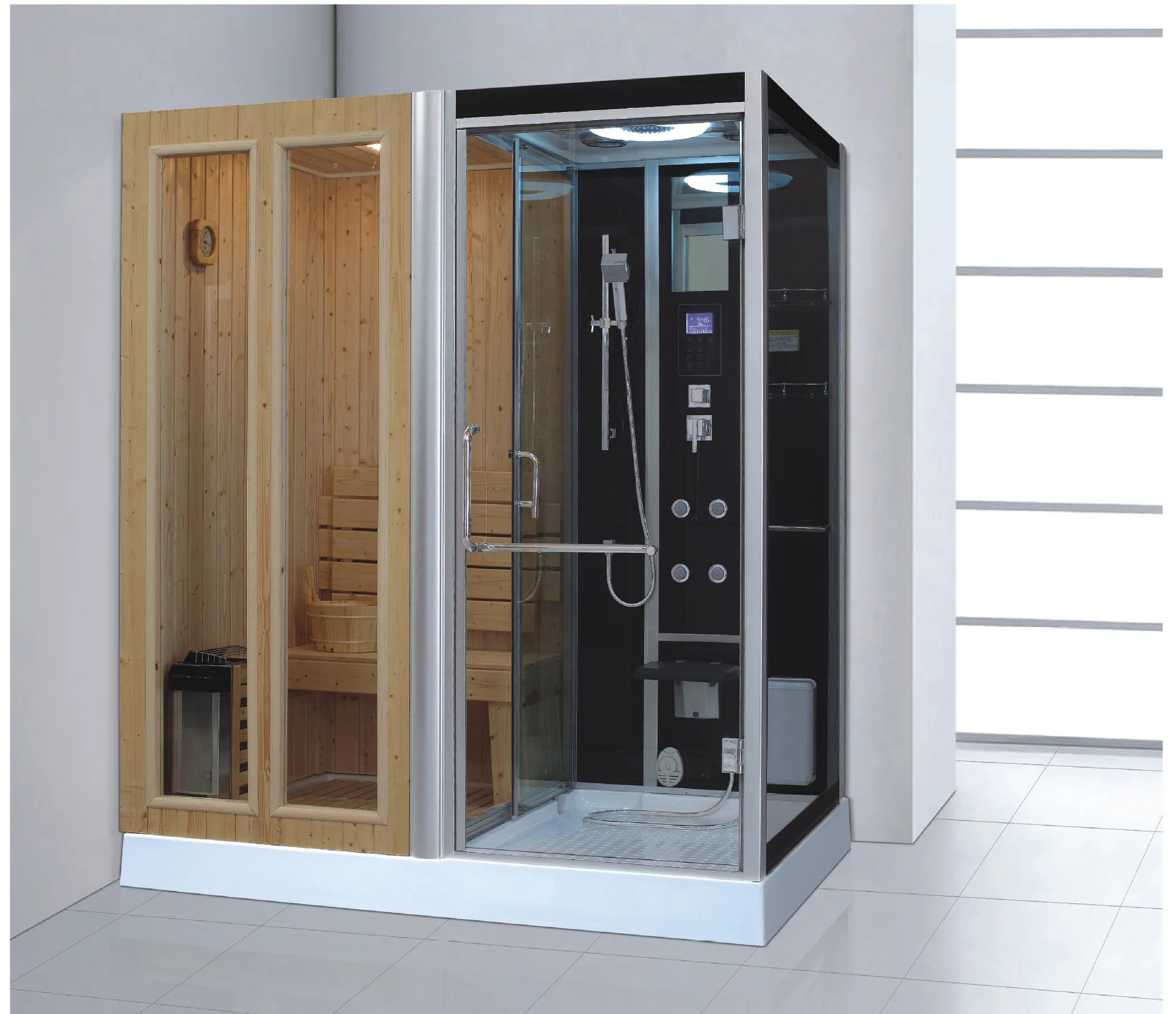 Household independent integral bath sauna, family shower room, adult sauna, sweat steaming equipment 945