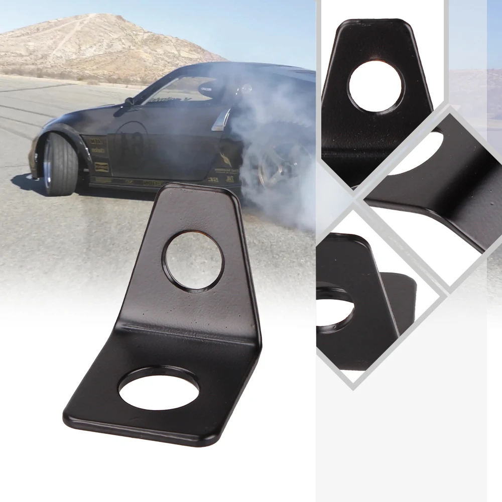 4 Point Car Seat Belt Sheet Mounting Bracket L-Shaped Angle Hook Holder 90 Degree Bracket Kit Iron Seat Belt L-Bracket BAG062