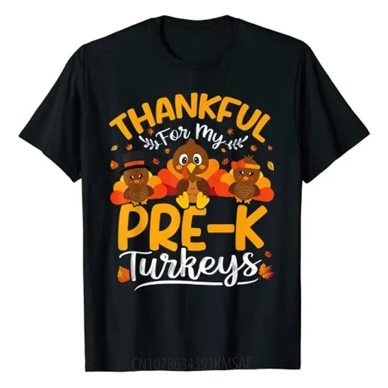 T-shirt graphique de Thankcomparator pour My Pre K Turkeys Tee, Pre K Teacher, Thanksgiving T-Shirt Gifts, School Clothes, Aesth