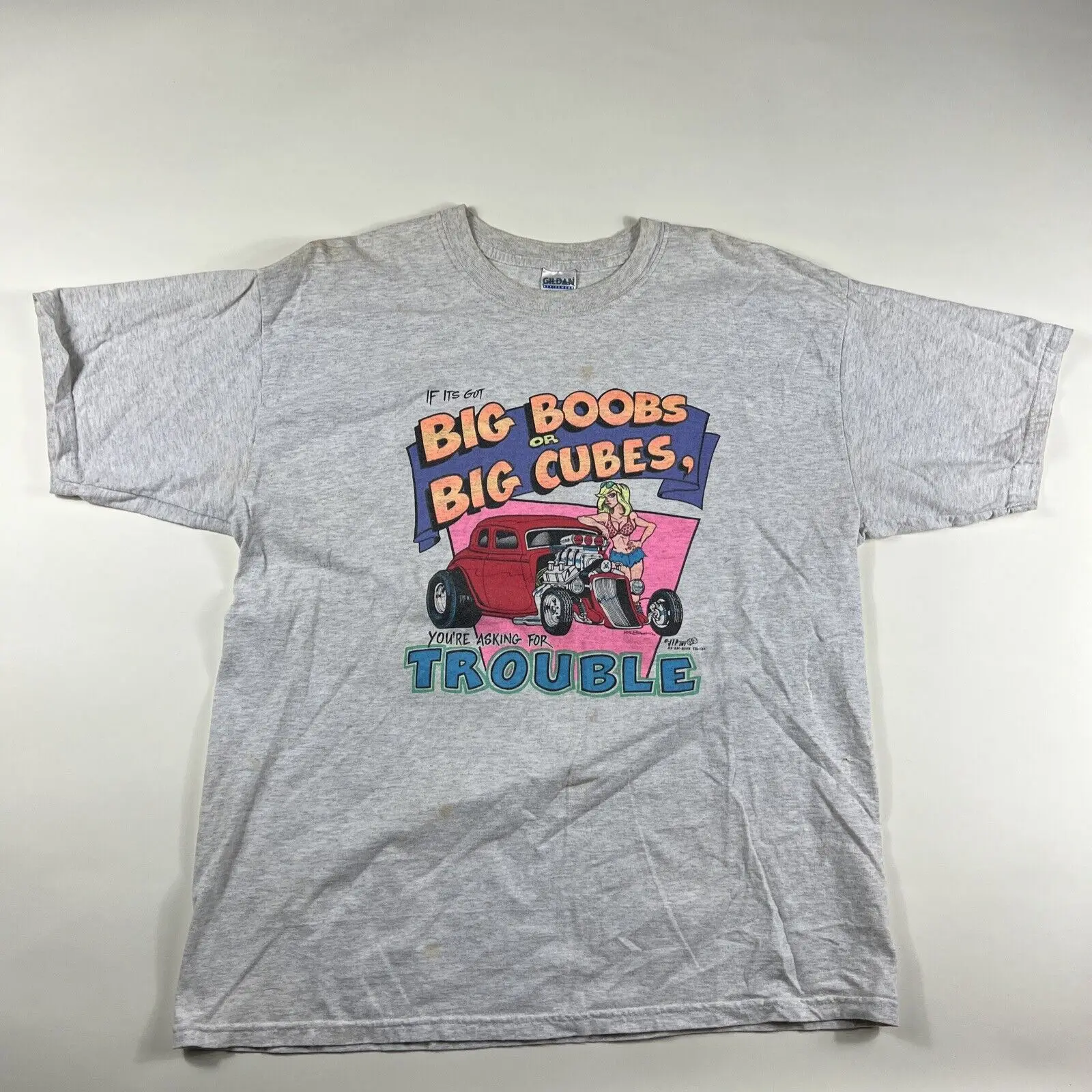 Vintage Car T Shirt Xl If It Äôs Got Big B Bs Or Cubes You Äôre J E P Int Racing