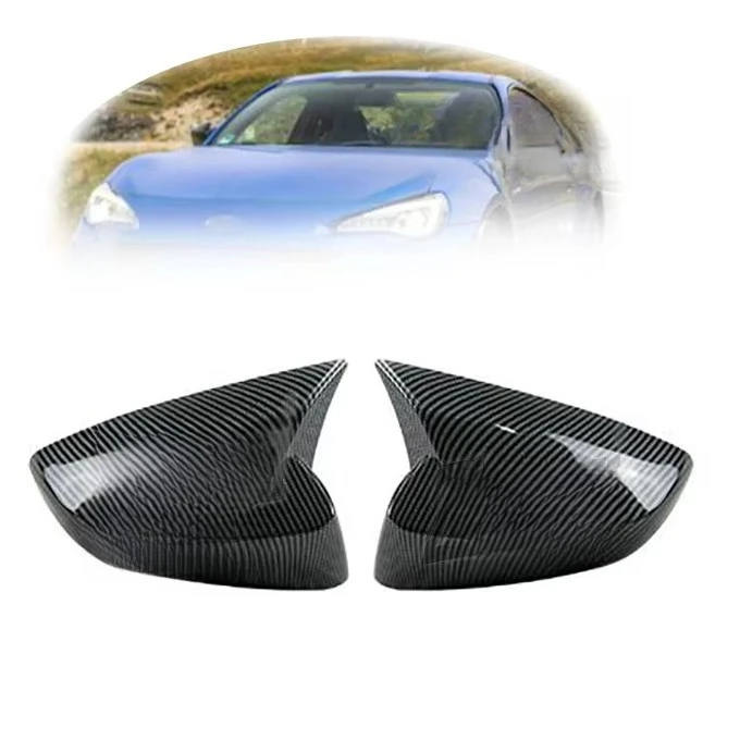 2023 New Devil Horn Style Side Mirror Cover for BRZ GT AE86 Carbon Fiber Exterior Modified Accessory Rear View Parts PP