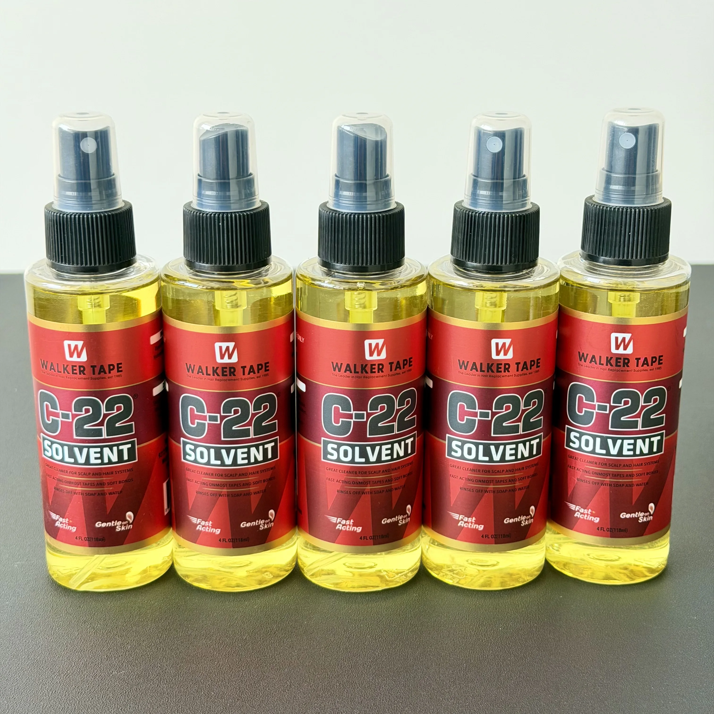 Gentle Fast Acting C-22 Solvent 4oz Walker Tape Glue Remover for Lace Wig Hair System Adhesive Tape