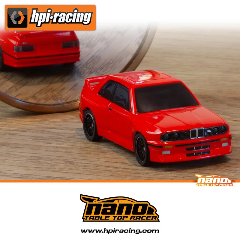 HPI Nano TTR Simulation 1:64 4CH 45 Minutes Super Long Battery Life 1989 M3 Remote Control Electric Racing Drift Car Boy Toy Car