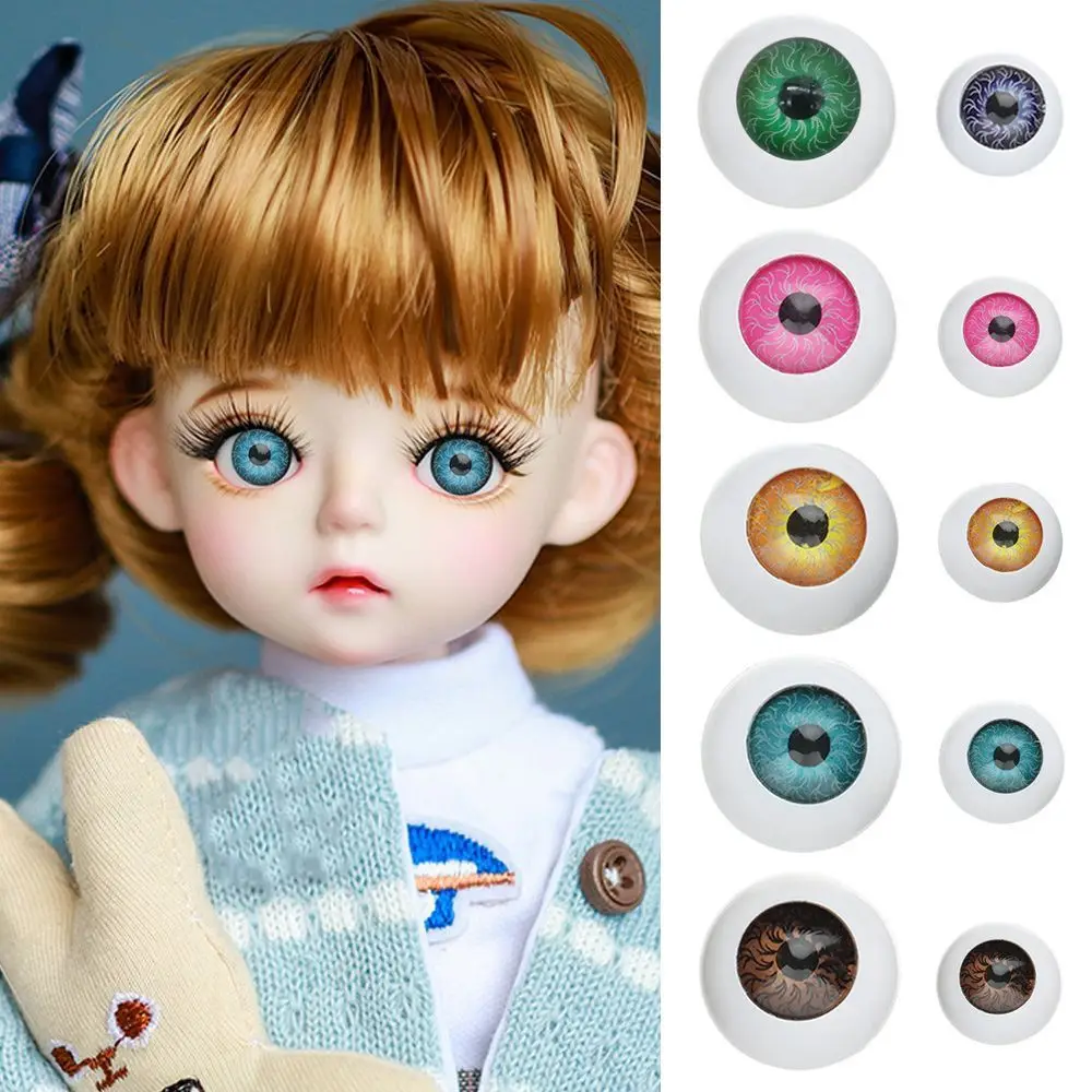 プラスチック製の安全な目の人形,12mm/20mm,10個,漫画の動物のおもちゃ,恐竜,Bjd人形,丸い目,DIYクラフトアクセサリー