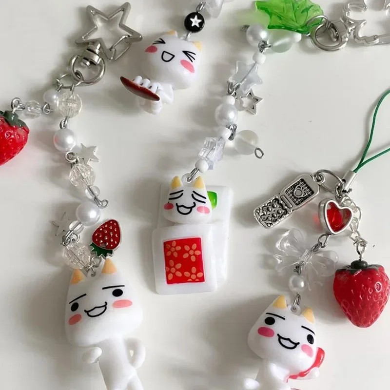 Handmade Toro and Kuro beaded Matching Keychain women fashion women fashion