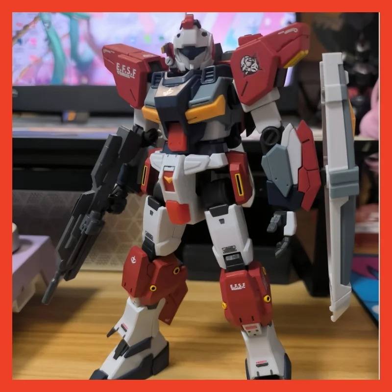 

Hot Hg 1/144 G-Line Red Assembly Action Figure Armor Ko Limit Standard Model Kit Rx-81la Pb Plastic Robot Collect Decoration Toy