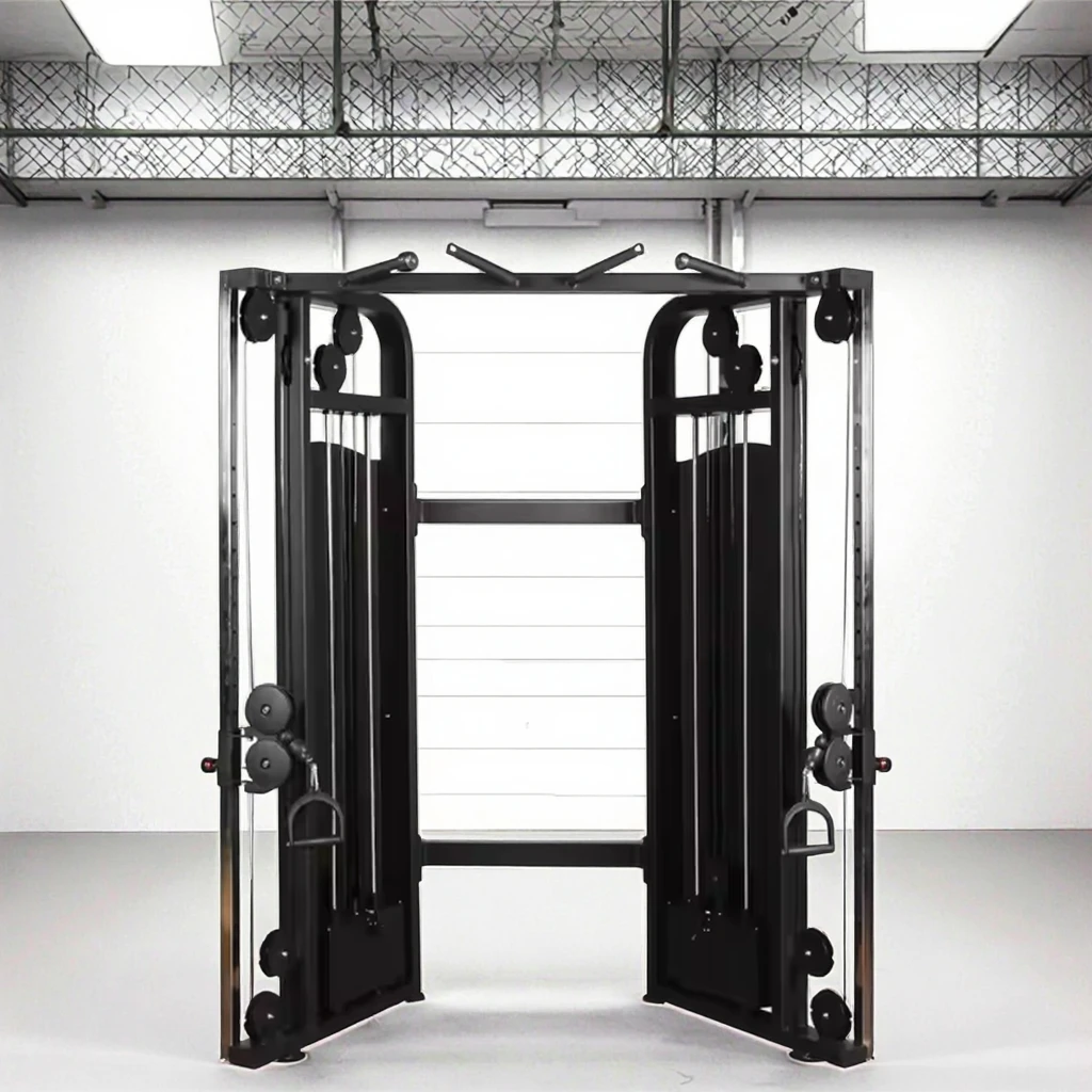 

Bestselling Fitness Equipment Dual Adjustable Multifunctional Cable Crossover Dual Cable Pulley