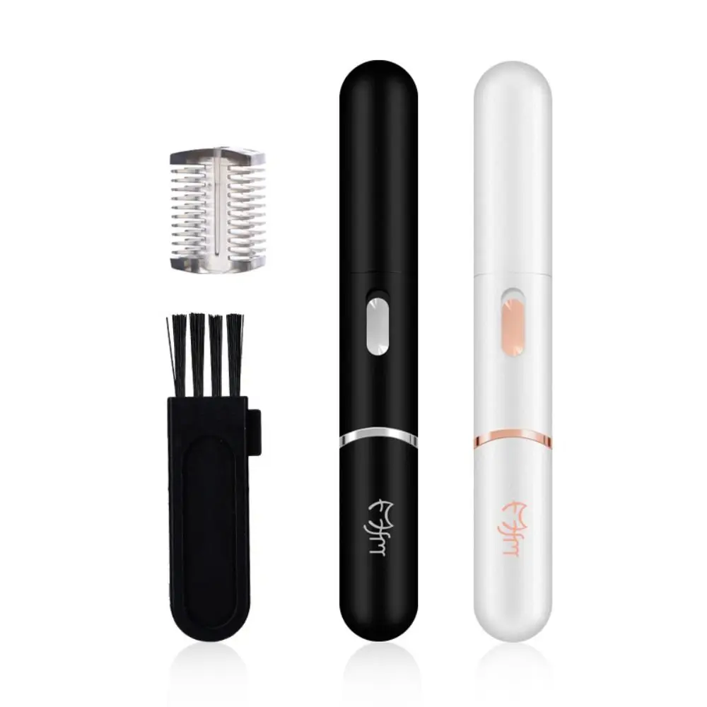 Detachable Electric Eyebrow Trimmer Rotatable Push Switch Hair Shaving Machine with Eyebrow Comb Multi-purpose