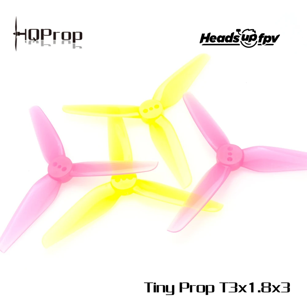 2 Pairs HQProp T3X1.8X3-1.5MM 3 Inch Racing Blade Crossing Machine