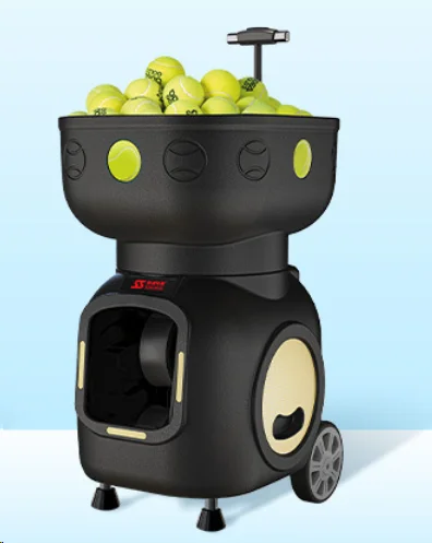 T3 Intelligent Automatic Tennis Ball Machine Launcher With Self Exerciser ABS Material Outdoor Use