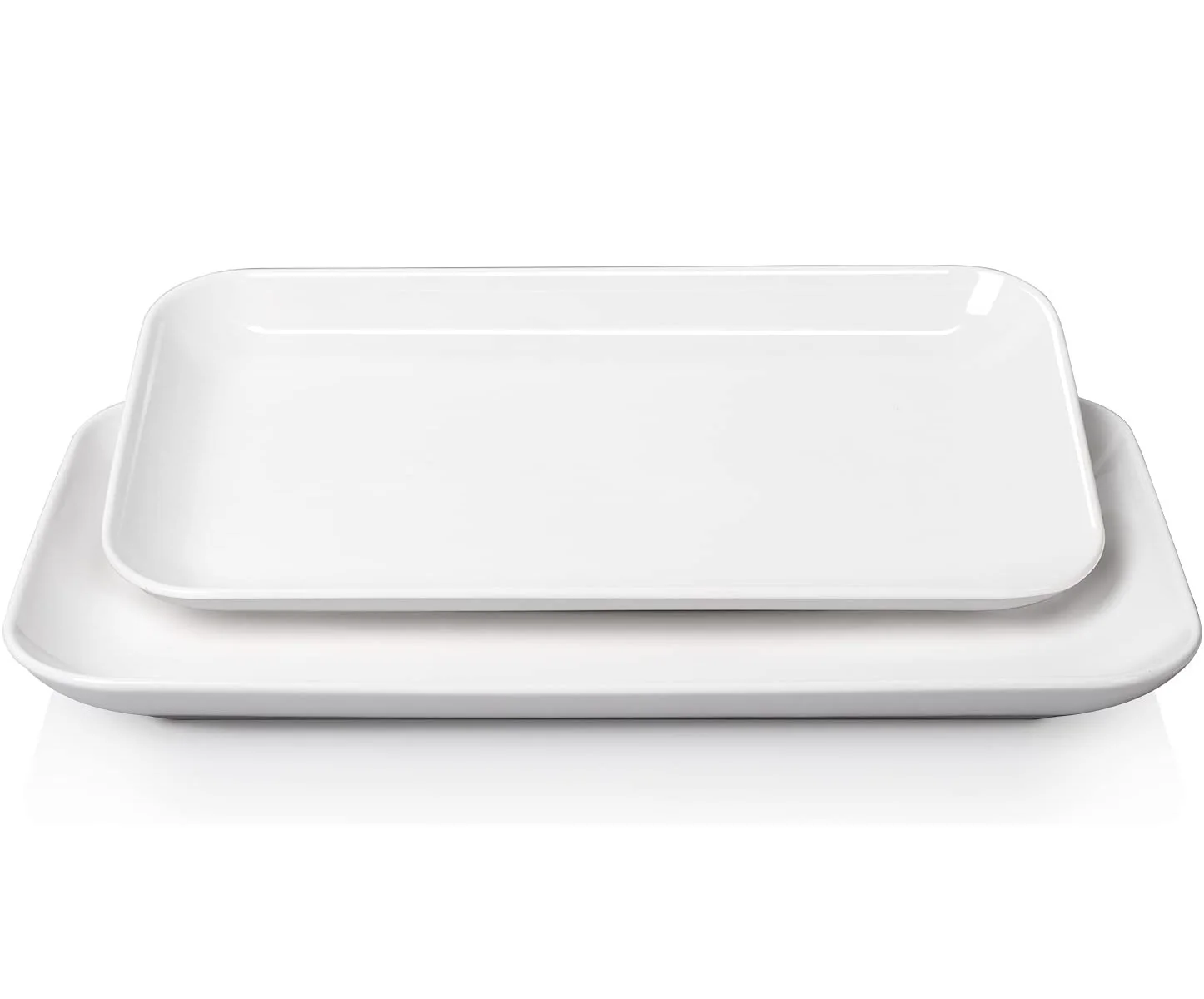 2 Travessa Rectangular Tray in Melamine 22x14cm