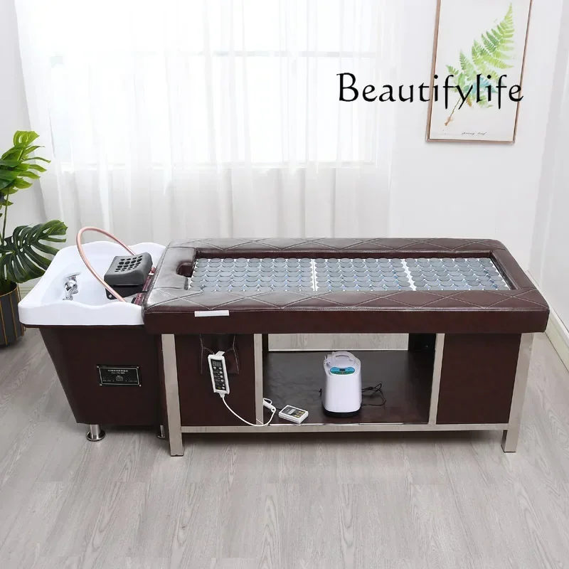 سرير علاج رأس الكى، سبا، تبخير، دوران المياه، علاج العناية بالرأس، شامبو تجريف ميريديان #2