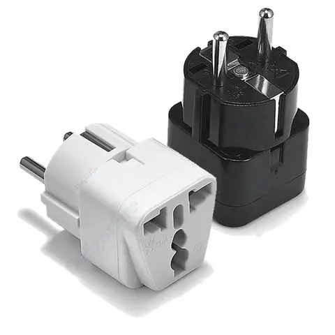 KR Steckeradapter Multifunktions Universal AU UK US auf EU Steckdose Typ E/F Frankreich Spanien Stecker Reiseadapter AC-Steckdose