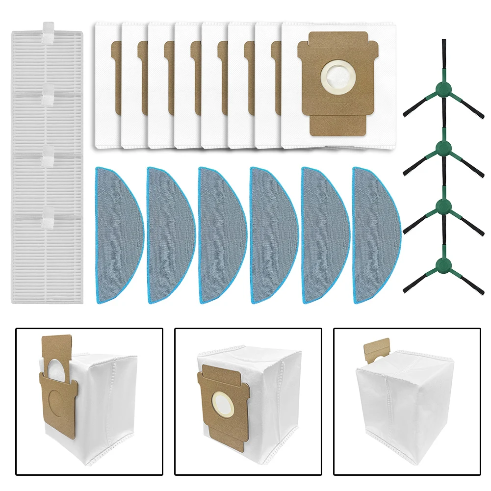

For Roomba 105 Robotic Vacuum Cleaner 22pcs Accessory Kit Side Brush, Filter, Mop, Dust Bag Vacuum Cleaner Set
