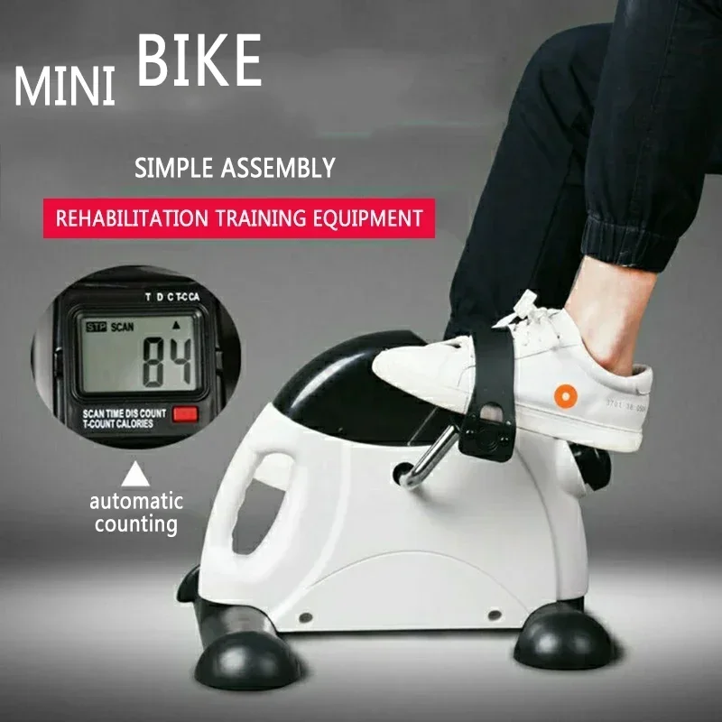 

Upgrade New Home Mini Bike LCD Monitor Leg Trainer Rehabilitation Machine Stepping Fitness Weight Loss Weight Loss Indoor Bicycl