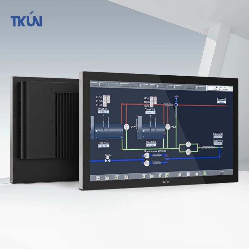 

J6412/I3/I5/I7 12th 18.5\" 19 Inch Touch Screen Industrial PC All-in-One HMI Terminal Control Host With Core I7 Processor