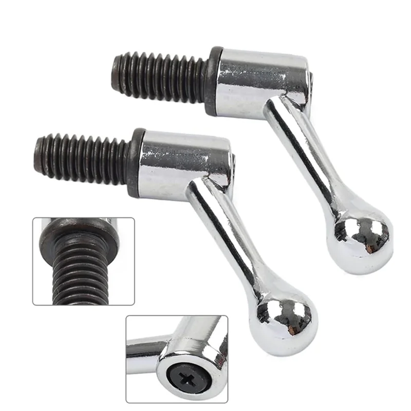 B17B Milling Machine Table Lock Handle Bolt M 12-2Pcs Vertical Mill Tool Parts-Ergonomic M 12 Handle For Precision Control
