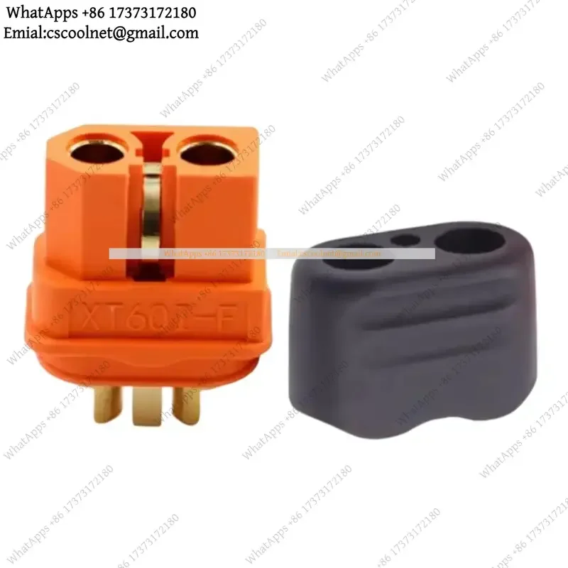 XT60I-F Waterproof Female Connector Silver Plated Copper Signal Pin Included Electronic Accessories 50Pcs