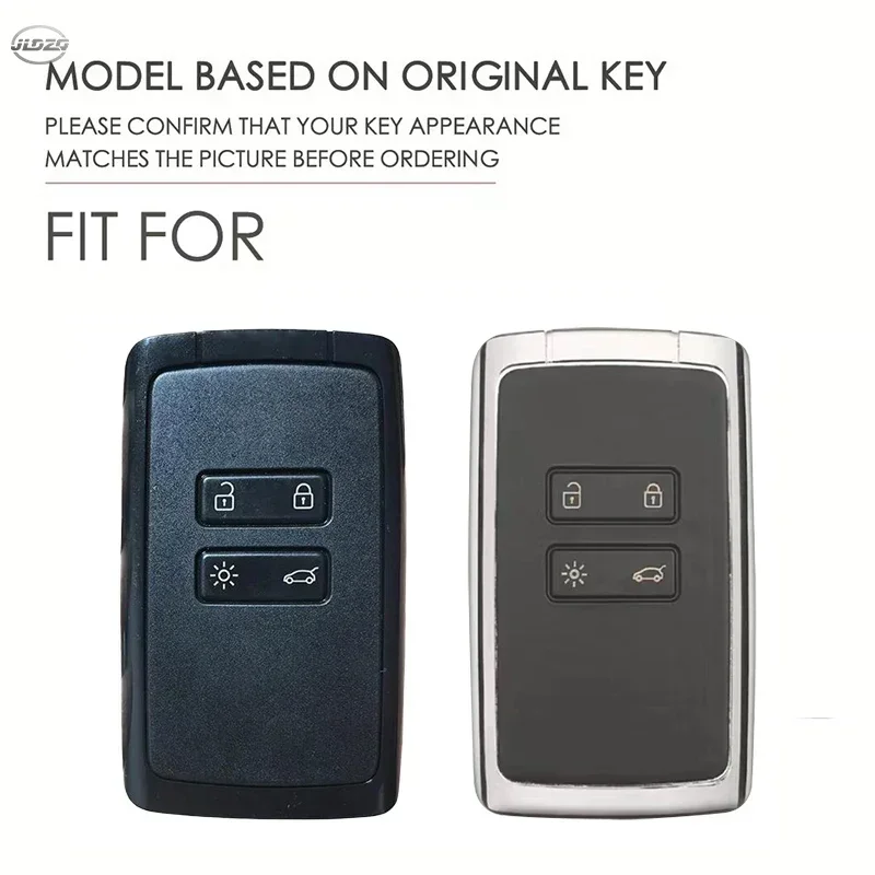 حافظة مفاتيح السيارة من السيليكون غطاء شل لرينو كوليوس كابتور كادجار ميجان كليو تاليسمان ذات المناظر الطبيعية الخلابة أركانا زوي ل داسيا سانديرو #2