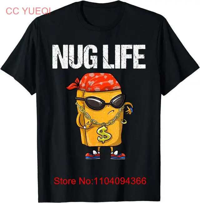 NEW LIMITED Funny Nug Life Cute Chicken Nuggets Lover Men Women T-Shirt