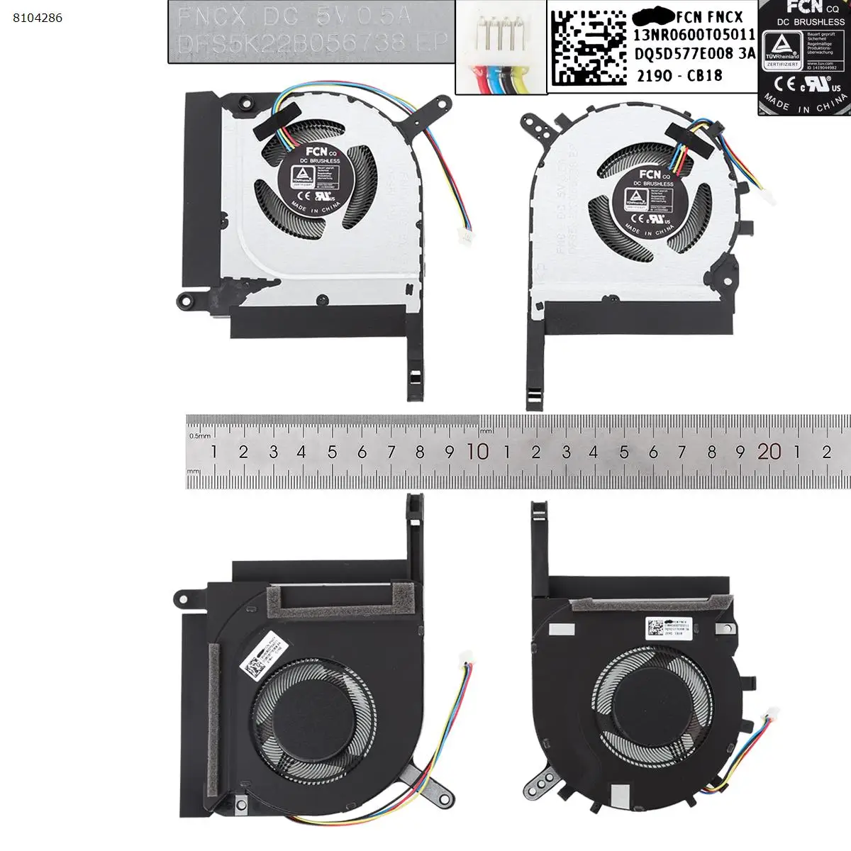 Laptop Cooling Fan for Asus Tianxuan FA506 FA506QR