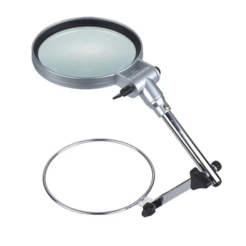 

2.5x 130mm Hands Free Folding Loupe Desk Magnifier Magnifying Glass for Crafts