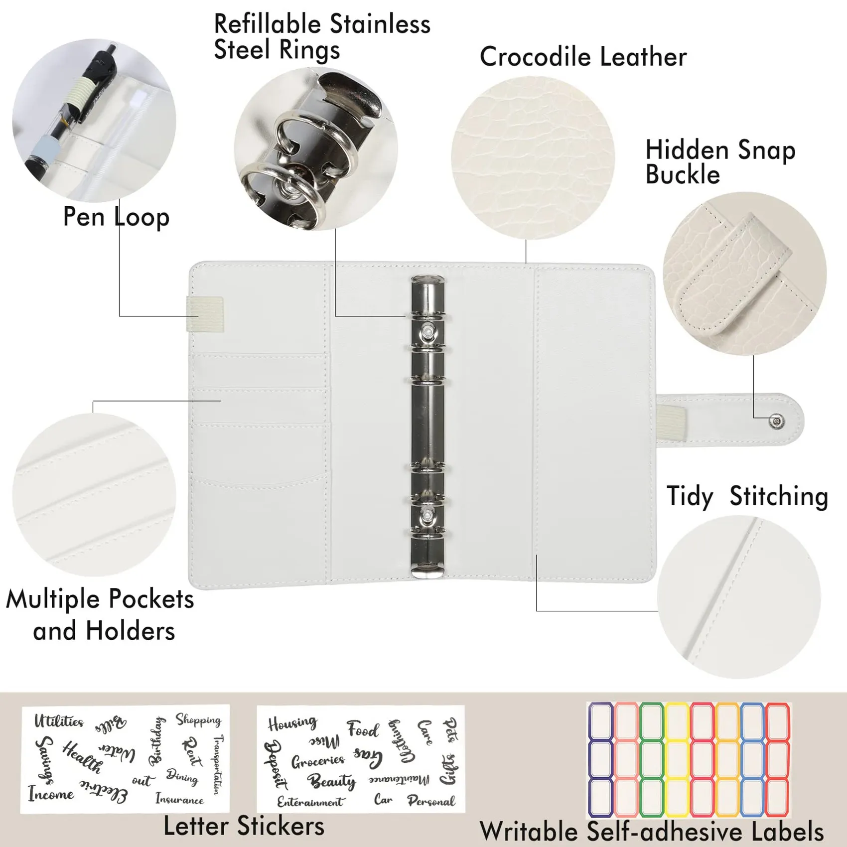 กระเป๋าใส่เงินหนังจระเข้, กระเป๋าเก็บเงินสดระบบซองแฟ้มเติมเงินสด