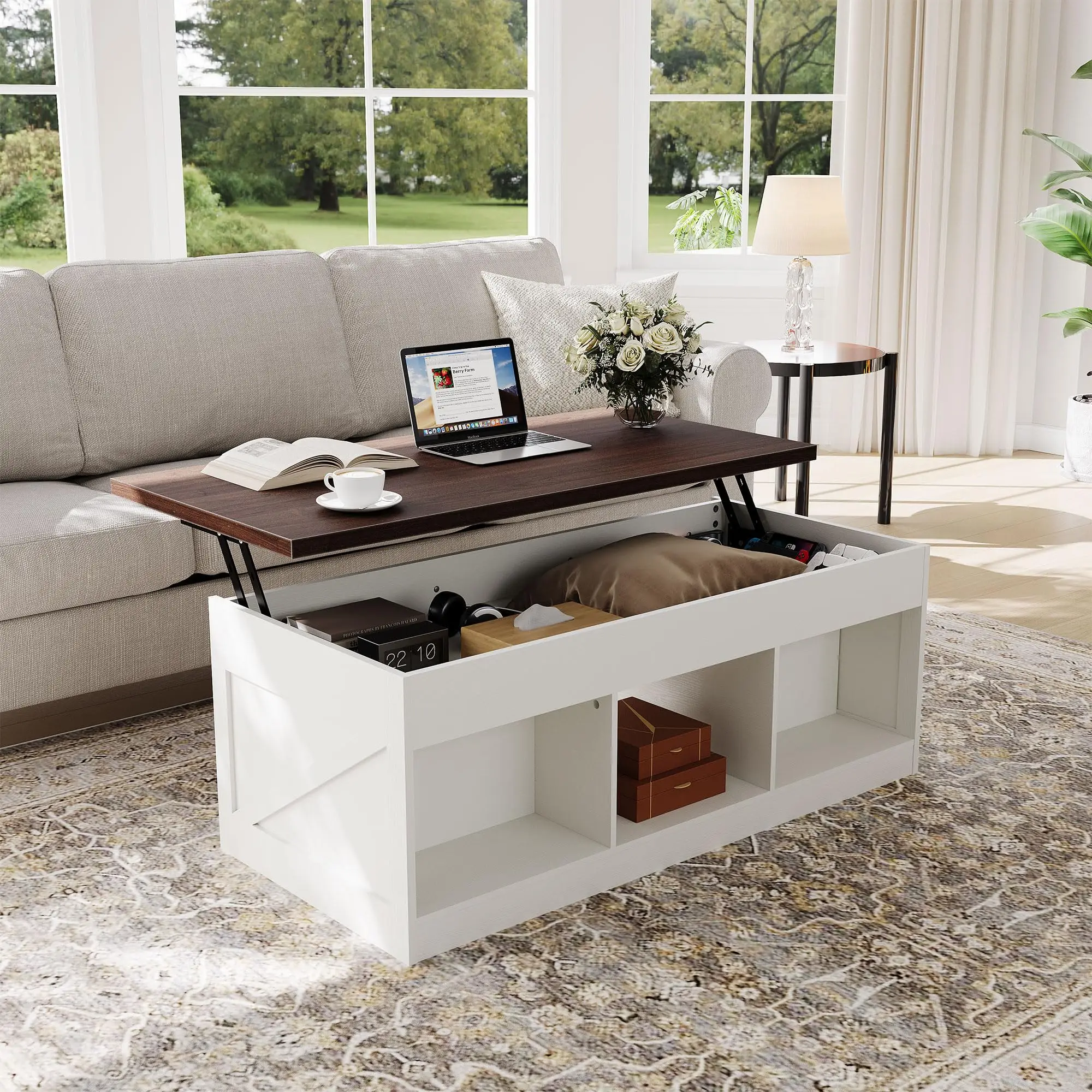 Elegant Coffee Table for Living Room – Modern Design, Durable Construction, Spacious Surface – Perfect for Home Decor and Everyday Use